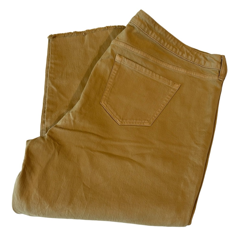 Torrid high rise brown/tan raw hem jeans size 24